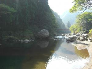 鏡川上流の写真