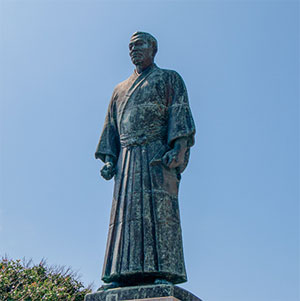 ジョン万次郎像写真