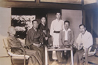 高知市の竹村邸で撮影された移民事業関係者