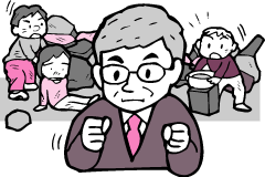 市民とともに、震災復興に立ち向かう岡崎市長