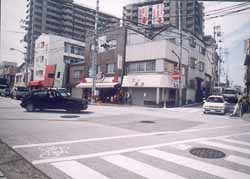 道番所があった思案橋付近（水通町）