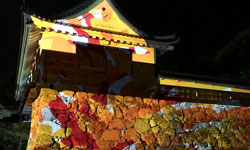 令和4年_プロジェクションマッピングの様子