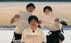 活躍した弓道部員たち