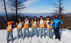 スキー研修の様子