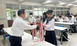 ワープロ部　表彰式の様子