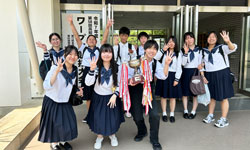 団体優勝したワープロ部員