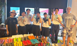 販売実習の様子