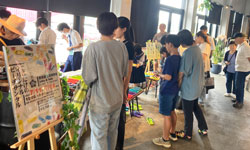 販売実習の様子