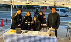 プロジェクションマッピングの様子