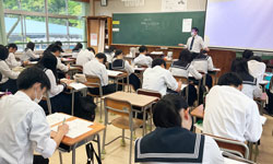 授業参観の様子