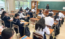 授業参観の様子