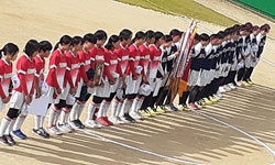 女子ソフトボール部県大会の様子