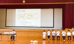 AED研修の授業の様子