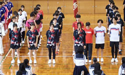 壮行式の様子