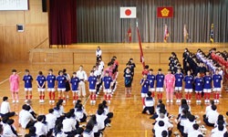 壮行式の様子