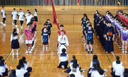 壮行式の様子