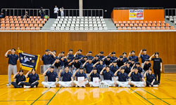 男子バレーボール部員たち