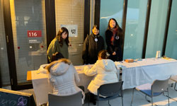 プロジェクションマッピングの様子