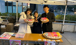 プロジェクションマッピングの様子