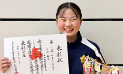 優勝した生徒