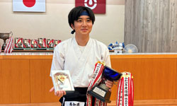 優勝した寺岡くん