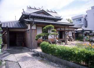 寺田寅彦邸跡と居室の画像