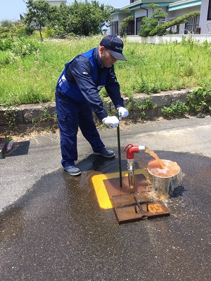 応急復旧活動の様子