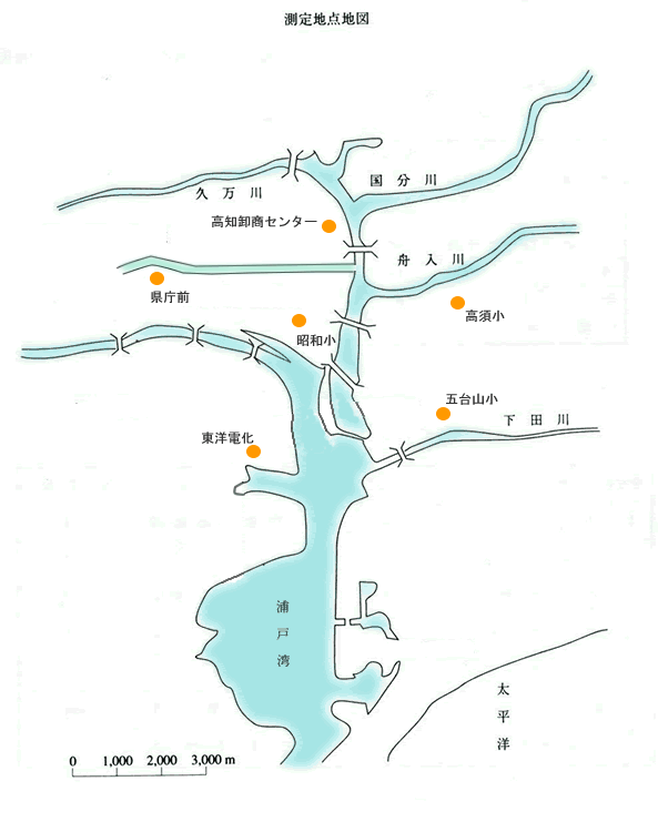 測定地点地図の画像