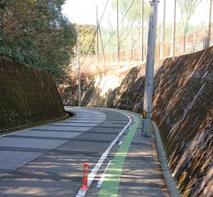 泉野小学校区の通学路・避難路の様子