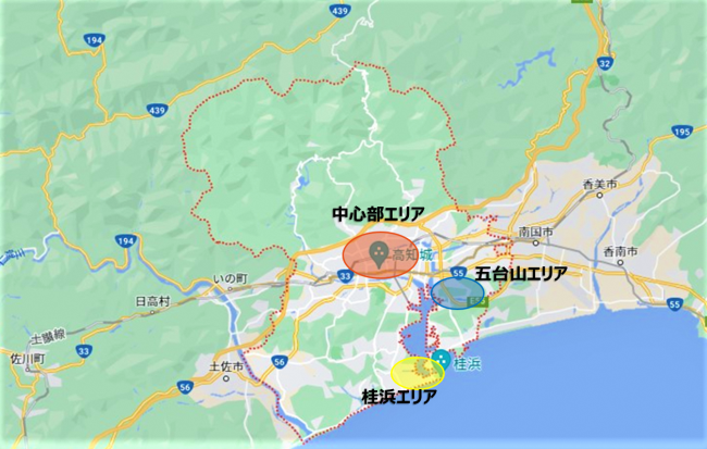 高知市エリアマップ2