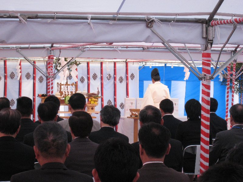 安全祈願祭の様子