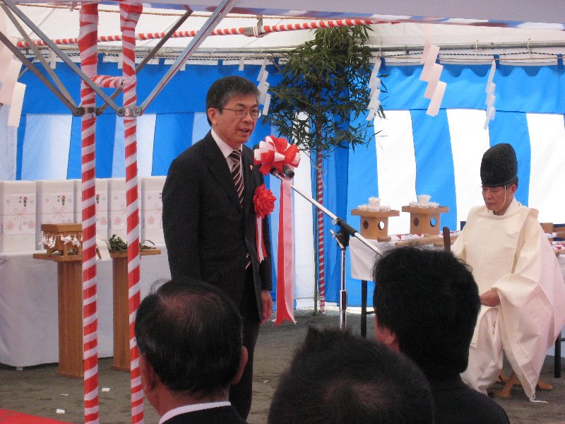 安全祈願祭の様子