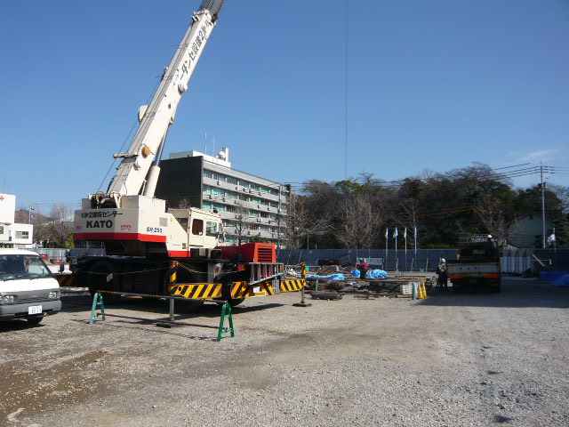 荷下ろしの様子