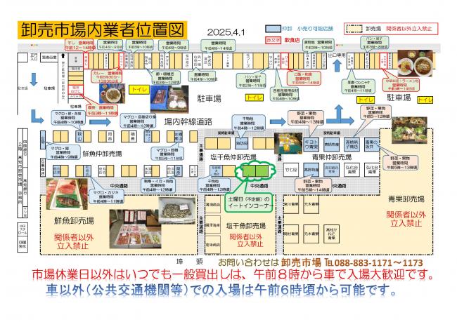 市場配置図