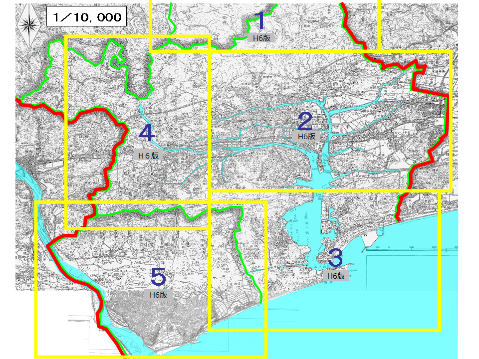 都市計画基本図（平成6年）