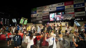 中央公園　演舞