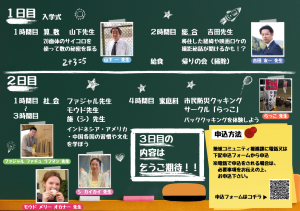 令和７年度　地域おこし学校「こうちみませ楽舎」チラシ（裏）