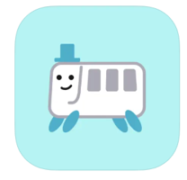 バスきてのアプリイラスト