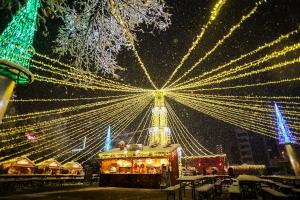 クリスマスマーケットのようす