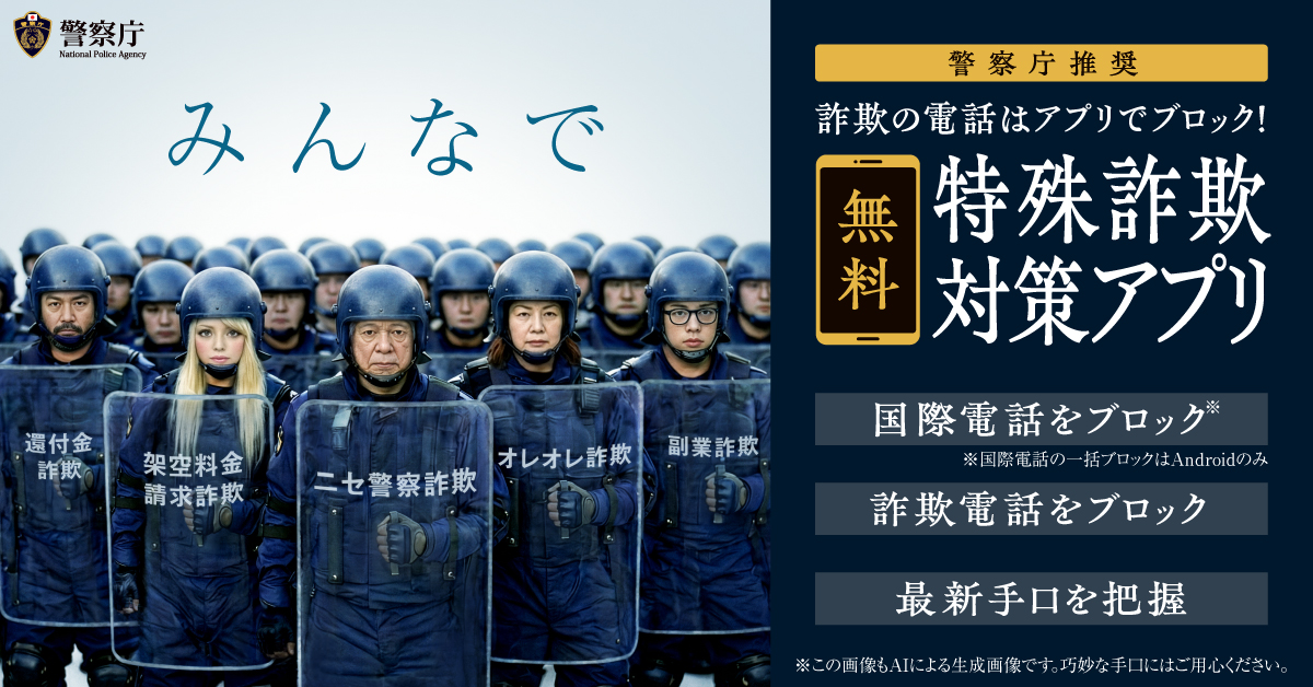 特殊詐欺アプリ