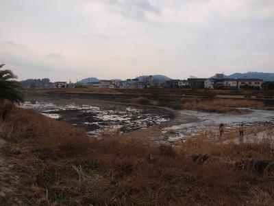 浚渫工事直後のトリム公園前