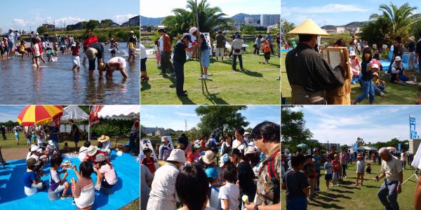 昨年の鏡川こども祭の様子