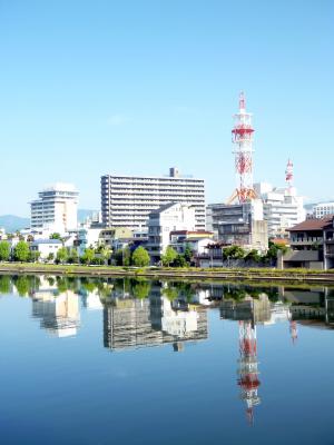 鏡川　天神橋