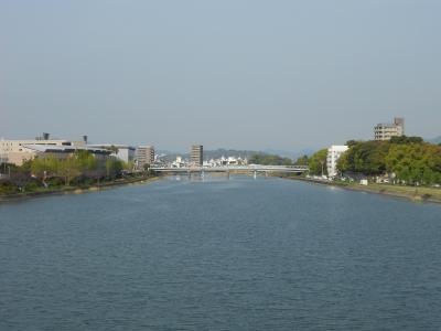 鏡川の風景