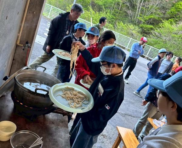 工石山交流合宿の様子