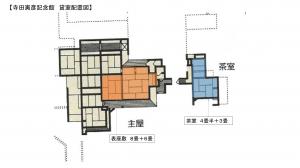 寺田寅彦記念館　貸室配置図